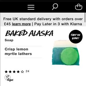Lush Baked Alaska Bar Soap